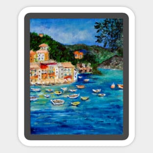 Portofino Seascape Sticker